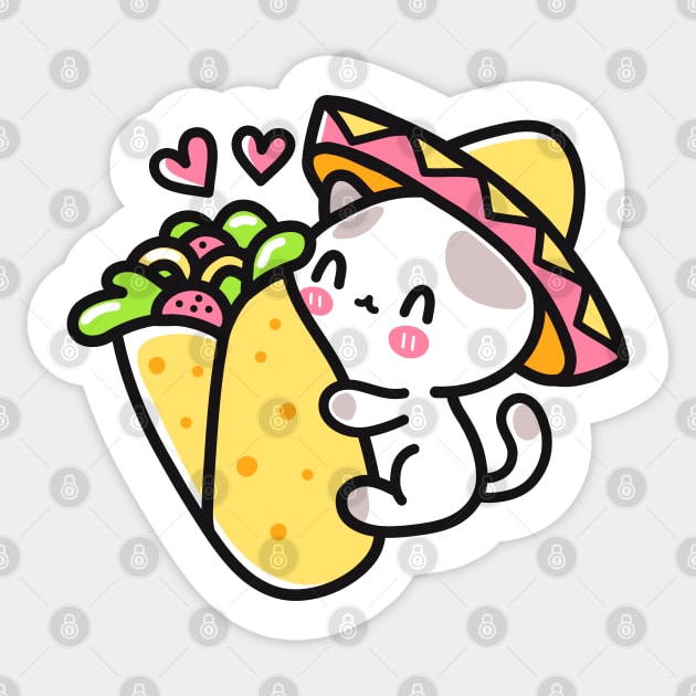 Burrito Purrito Kitten Sticker by machmigo